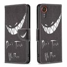 For Samsung Galaxy Xcover 7 Colored Drawing Pattern Leather Phone Case(Smirk) - 1