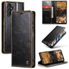 For Samsung Galaxy A15 CaseMe 003 Crazy Horse Texture Flip Leather Phone Case(Coffee) - 1