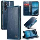 For Samsung Galaxy A25 CaseMe 003 Crazy Horse Texture Flip Leather Phone Case(Blue Green) - 1