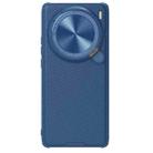 For vivo X100 Pro NILLKIN Black Mirror Prop CD Texture Mirror Phone Case(Blue) - 1