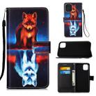 For iPhone 12 Pro Max Painted Flat Texture Leather Case with Lanyard & Card Slot & Wallet & Holder(Fox) - 1