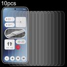 For Nothing Phone 3a Pro 10pcs 0.26mm 9H 2.5D Tempered Glass Film - 1