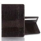 For Samsung Galaxy Tab S9 FE Crocodile Texture Leather Tablet Case(Black) - 1
