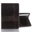 For Samsung Galaxy Tab S9 Crocodile Texture Leather Tablet Case(Black) - 1