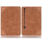 For Samsung Galaxy Tab S9 FE Retro Book Leather Tablet Case(Light Brown) - 1