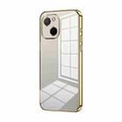 For Huawei Maimang A20 Transparent Plating Fine Hole Phone Case(Gold) - 1