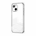For Huawei Maimang A20 Transparent Plating Fine Hole Phone Case(Silver) - 1