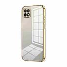 For Huawei Enjoy 20 / nova Y60 Transparent Plating Fine Hole Phone Case(Gold) - 1