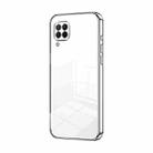 For Huawei nova 6 SE / P40 lite 4G Transparent Plating Fine Hole Phone Case(Silver) - 1