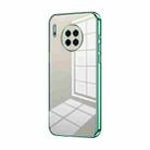 For Huawei Mate 30 Transparent Plating Fine Hole Phone Case(Green) - 1