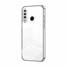 For Huawei nova 4e / P30 lite Transparent Plating Fine Hole Phone Case(Silver) - 1