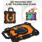 For iPad mini 2024 / mini 6 Contrast Color Robot Silicone Hybrid PC Tablet Case(Black Orange) - 2