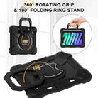 For iPad mini 2024 / mini 6 Contrast Color Robot Silicone Hybrid PC Tablet Case(Black) - 2