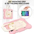For iPad mini 2024 / mini 6 Contrast Color Robot Silicone Hybrid PC Tablet Case(Rose Gold Beige) - 2