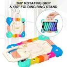 For iPad mini 2024 / mini 6 Contrast Color Robot Silicone Hybrid PC Tablet Case(Colorful Blue) - 2