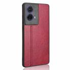 For Motorola G85 5G / S50 Neo 5G Cow Pattern Sewing Back Cover Phone Case(Red) - 3