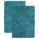 For 7 inch YX Small Butterfly Embossed Leather Tablet Case(Light Blue) - 1