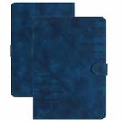 For 8 inch YX Small Butterfly Embossed Leather Tablet Case(Royal Blue) - 1