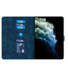 For Samsung Galaxy Tab S8 2022 X700 YX Small Butterfly Embossed Leather Tablet Case(Royal Blue) - 4