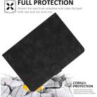 For Samsung Galaxy Tab S7 T870 YX Small Butterfly Embossed Smart Leather Tablet Case(Black) - 7