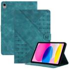 For iPad 10th Gen 10.9 2022 YX Small Butterfly Embossed Smart Leather Tablet Case(Light Blue) - 1