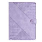 For iPad mini 5 / 4 / 3 / 2 / 1 YX Small Butterfly Embossed Smart Leather Tablet Case(Purple) - 3