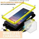 For Samsung Galaxy S25 Ultra 5G R-JUST Sliding Camera Life Waterproof Holder Phone Case(Yellow) - 3