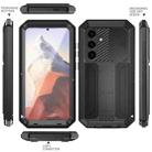 For Samsung Galaxy S25 5G R-JUST Sliding Camera Life Waterproof Holder Phone Case(Black) - 2