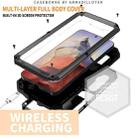 For Samsung Galaxy S25 5G R-JUST Sliding Camera Life Waterproof Holder Phone Case(Black) - 3