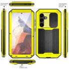 For Samsung Galaxy S25 5G R-JUST Sliding Camera Life Waterproof Holder Phone Case(Yellow) - 2