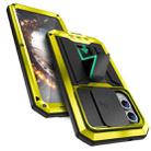 For Samsung Galaxy S25 Edge 5G R-JUST Sliding Camera Life Waterproof Holder Phone Case(Yellow) - 2