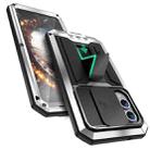 For Samsung Galaxy S25 Edge 5G R-JUST Sliding Camera Life Waterproof Holder Phone Case(Silver) - 2
