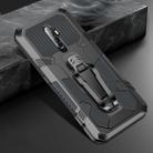 For OPPO Reno2 F Machine Armor Warrior Shockproof PC + TPU Protective Case(Gray) - 1