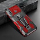 For Vivo Y17 Machine Armor Warrior Shockproof PC + TPU Protective Case(Red) - 1