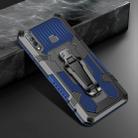 For Vivo Y17 Machine Armor Warrior Shockproof PC + TPU Protective Case(Blue) - 1