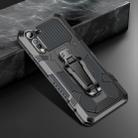 For Motorola Moto G8 Machine Armor Warrior Shockproof PC + TPU Protective Case(Gray) - 1