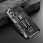 For Motorola Moto G8 Power Machine Armor Warrior Shockproof PC + TPU Protective Case(Black) - 1