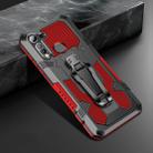 For Motorola Moto G8 Power Machine Armor Warrior Shockproof PC + TPU Protective Case(Red) - 1