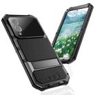 For Samsung Galaxy S25 Edge 5G R-JUST Life Waterproof Dustproof Shockproof Holder Phone Case(Black) - 2