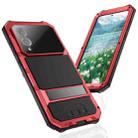 For Samsung Galaxy S25 Edge 5G R-JUST Life Waterproof Dustproof Shockproof Holder Phone Case(Red) - 2