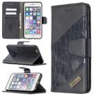 For iPhone 6 Plus Matching Color Crocodile Texture Horizontal Flip PU Leather Case with Wallet & Holder & Card Slots(Black) - 1