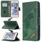 For iPhone 6 Plus Matching Color Crocodile Texture Horizontal Flip PU Leather Case with Wallet & Holder & Card Slots(Green) - 1