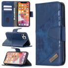 For iPhone 11 Pro Matching Color Crocodile Texture Horizontal Flip PU Leather Case with Wallet & Holder & Card Slots(Blue) - 1