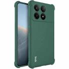 For Xiaomi Poco X6 Pro 5G/Redmi K70E 5G imak Shockproof Airbag TPU Phone Case(Matte Green) - 1