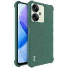 For Xiaomi Redmi 13C 5G/13R 5G imak Shockproof Airbag TPU Phone Case(Matte Green) - 1