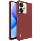 For Xiaomi Redmi 13C 5G/13R 5G imak Shockproof Airbag TPU Phone Case(Matte Red) - 1