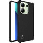 For Xiaomi Redmi Note 13 4G Global imak Shockproof Airbag TPU Phone Case(Matte Black) - 1