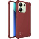 For Xiaomi Redmi Note 13 4G Global imak Shockproof Airbag TPU Phone Case(Matte Red) - 1