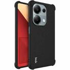 For Xiaomi Poco M6 Pro/Redmi Note13 Pro 4G Global imak Shockproof Airbag TPU Phone Case(Matte Black) - 1