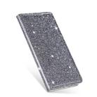 For iPhone XS Max Ultrathin Glitter Magnetic Horizontal Flip Leather Case with Holder & Card Slots(Gray) - 3